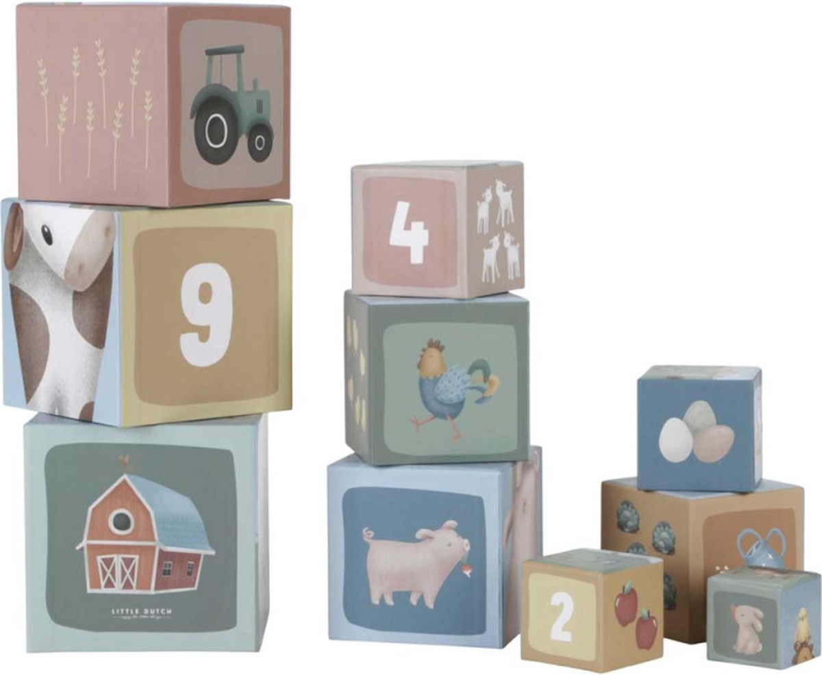 Stapeltoren - Karton - 10dlg. - Little Dutch