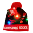 PartyXplosion Kerstmuts - Christmas rocks - Met licht