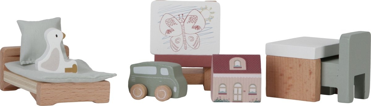 Poppenhuis accessoires - Kinderkamer - Little Dutch