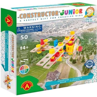 Alexander Constructor Junior – Do it yourself construction sets - Vliegtuig - 50dlg.