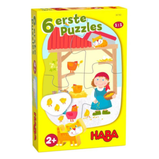 Haba Puzzel - Eerste puzzels - Dieren - 2, 2, 3, 3, 4 & 4st.