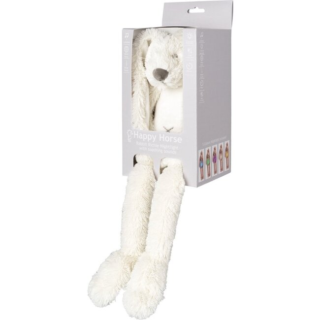 Happy Horse Knuffel - Konijn - Richie - Ivoor - Met licht en geluid - 34cm