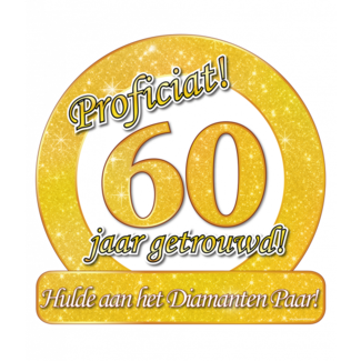 Paper Dreams Huldebord - 60 jaar getrouwd