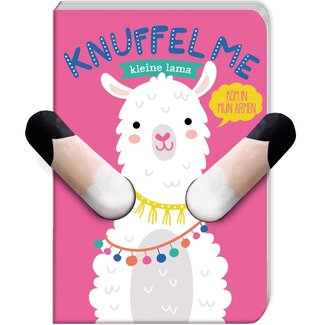 ImageGroup Boek - Knuffel me - Kleine lama - Met vingerpopfunctie