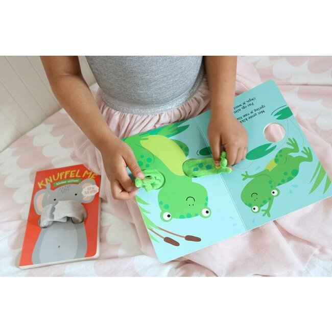 ImageGroup Boek - Knuffel me - Kleine lama - Met vingerpopfunctie