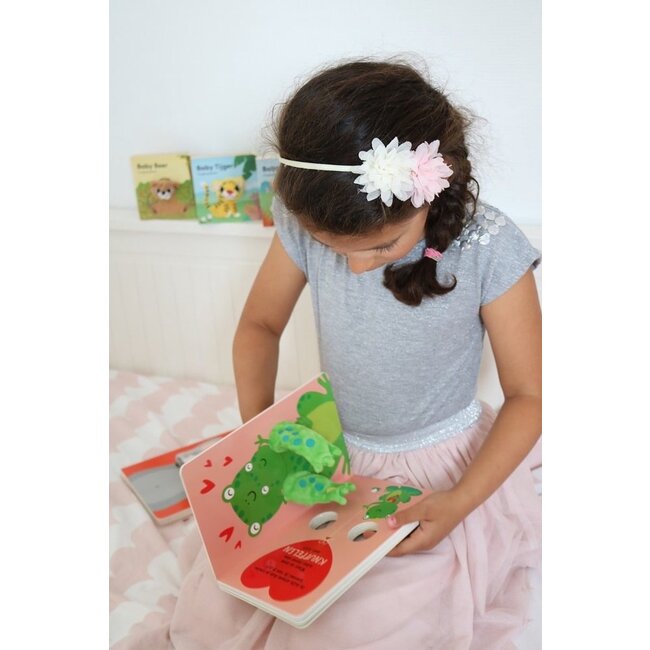 ImageBooks Boek - Knuffel me - Kleine lama - Met vingerpopfunctie