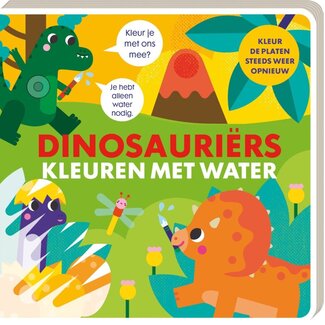 ImageGroup Boek - Kleuren met water - Dinosauriërs