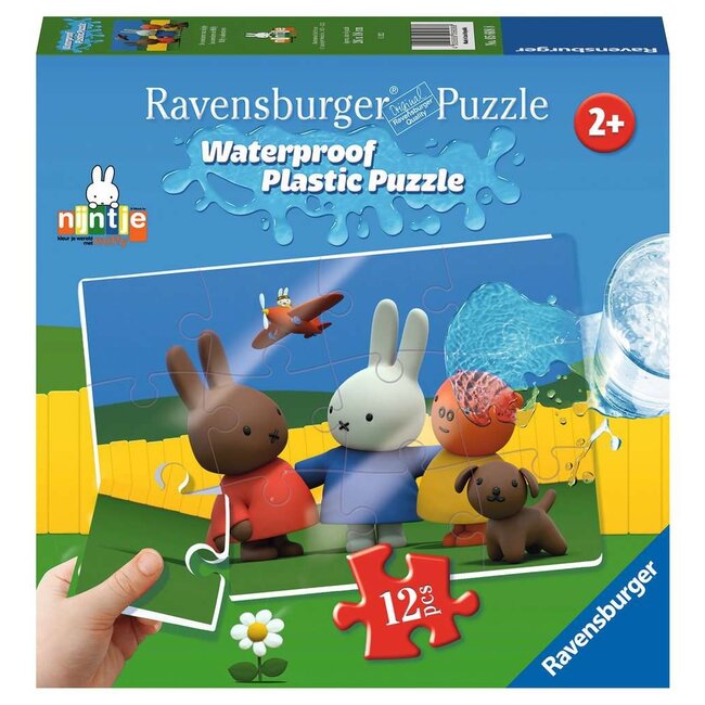 Ravensburger Puzzel - De avonturen van Nijntje - Waterproof - 12st