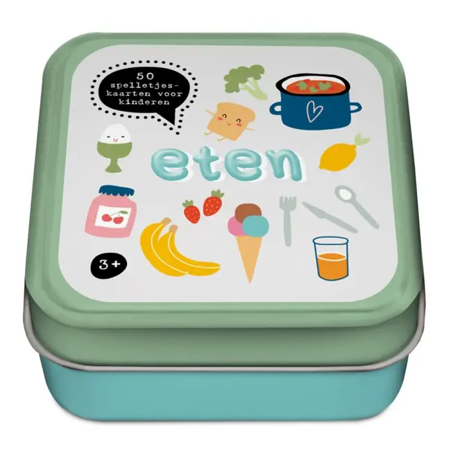 ImageBooks Vrolijke spelletjes voor peuters en kleuters - Eten - In blikje