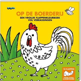 ImageGroup Boek - Kleurboek met flapjes - Op de boerderij