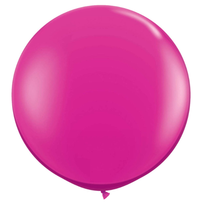 Folat Ballon - Magenta - XL - 90 cm - 1st.
