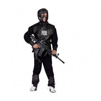 Haza-Witbaard Kostuum - FBI - 5dlg. - mt.104-122