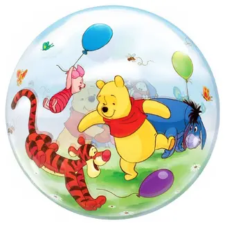 Qualatex Folieballon - Winnie the pooh & friends - Bubble - 56cm - Zonder vulling