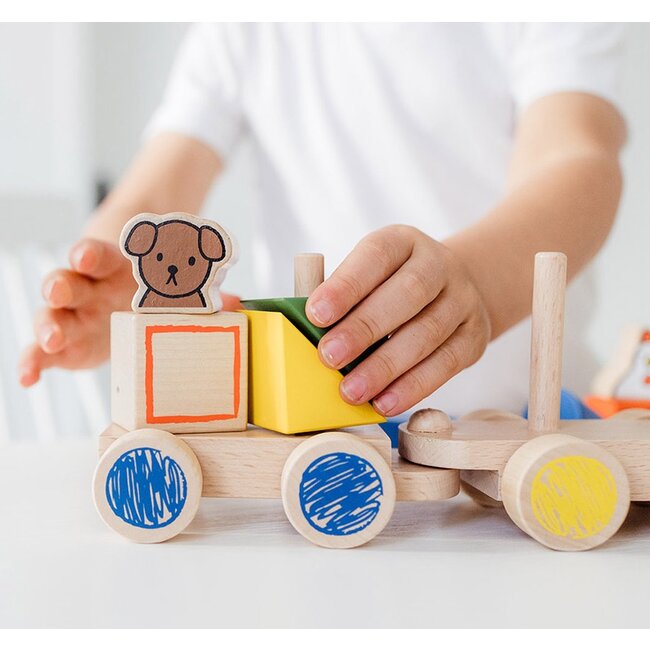 Bambolino Toys Blokkentrein - Nijntje