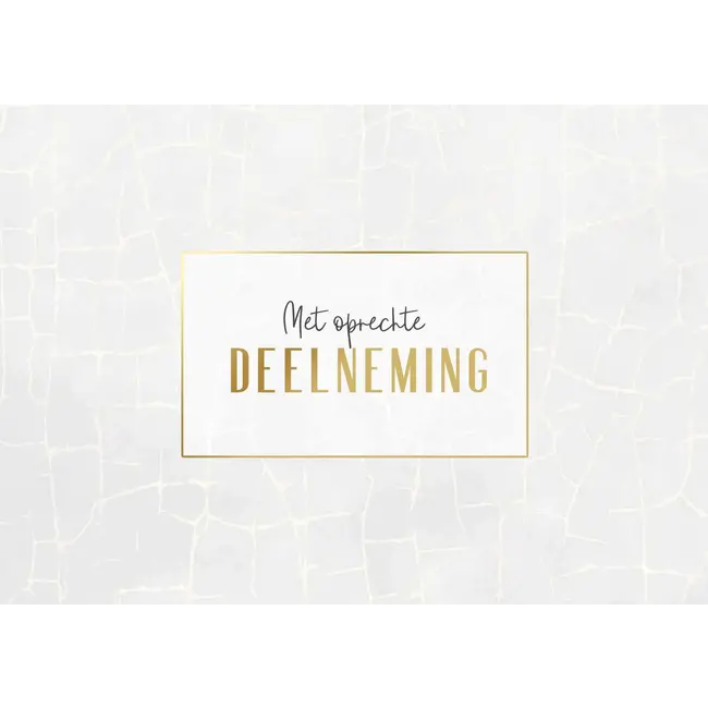 Artige Kaart - Solace - Met oprechte deelneming - SOL009