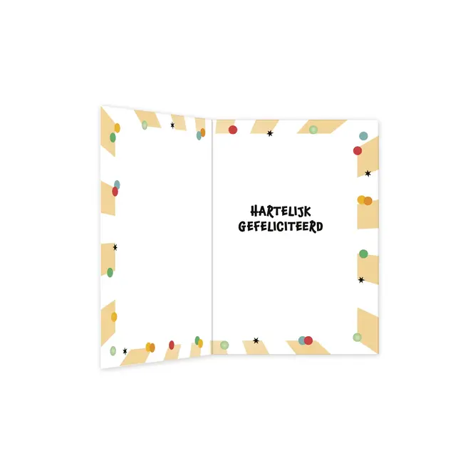 Artige Kaart - A4 formaat - 50 jaar - MAX012A