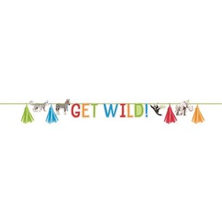 Haza-Witbaard Letterslinger - Party animals - 239cm **