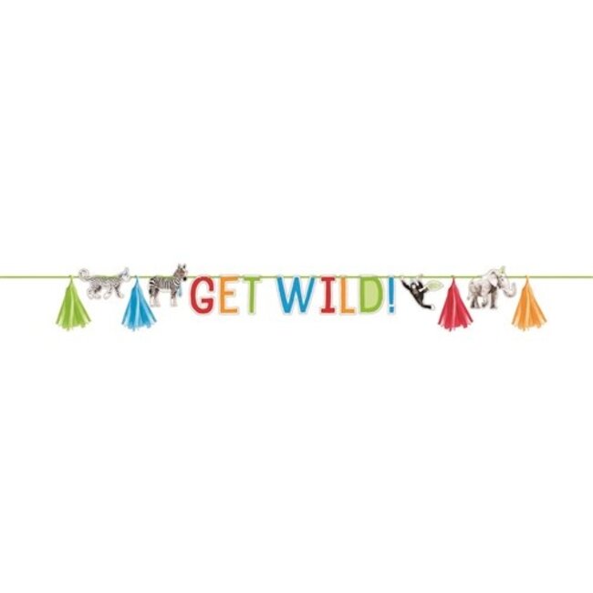 Haza-Witbaard Letterslinger - Party animals - 239cm **