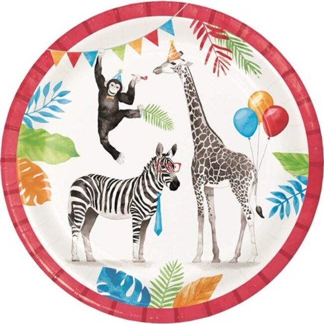 Haza-Witbaard Borden - Party animals - 23cm - 8st