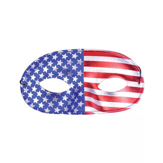 Haza-Witbaard Oogmasker - Domino - USA - Amerika - Stars & stripes