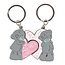 Me to You Sleutelhanger - Harten - Metaal - 2dlg.