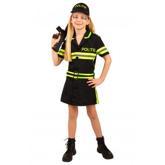 PartyXplosion Kostuum - Politie agente - Jurk & pet - mt.140