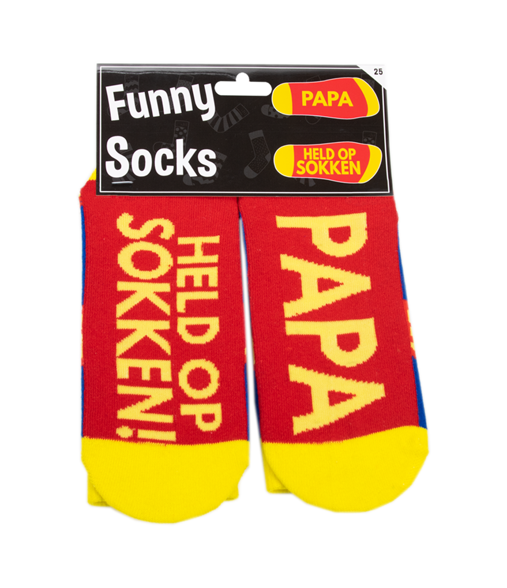 Sokken - Papa! Held op sokken! - Funny socks