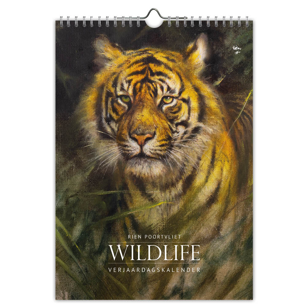 Verjaardagskalender - Rien Poortvliet - Wildlife - 21x30cm