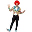 Smiffys Kostuum - Slipjas - Clown - Geruit - Neon kleuren - L