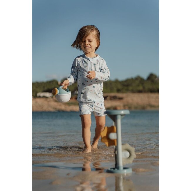 Little Dutch Badspeelgoed - Zand- en watermolen - Ocean dreams - Blauw - 18+maanden