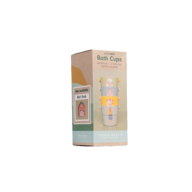 Little Dutch Badspeelgoed - Bekers - Boerderij - 1+
