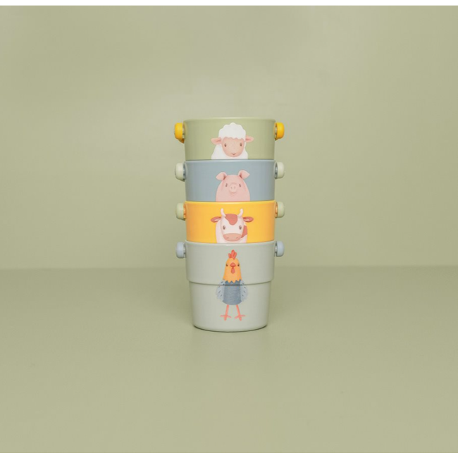 Little Dutch Badspeelgoed - Bekers - Boerderij - 1+