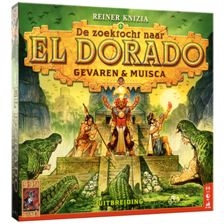 999 Games Spel - De Zoektocht naar El Dorado - Uitbreiding - Gevaren & Muisca - 10+