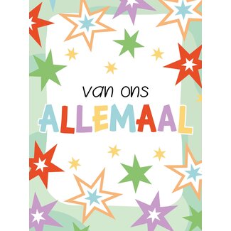 Artige Kaart - A4 formaat - van ons allemaal - MAX002-A