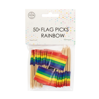 Globos Prikkertjes - Regenboog vlag - 50st.