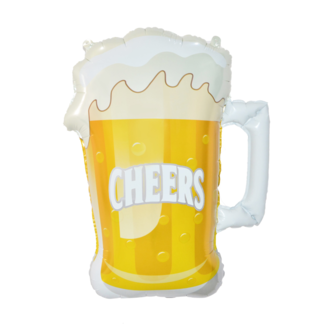 Fiesta Folieballon - Bierglas - Cheers - 77cm - Zonder vulling