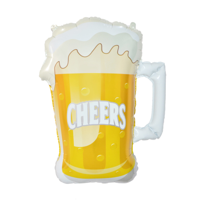 Fiesta Folieballon - Bierglas - Cheers - 77cm - Zonder vulling