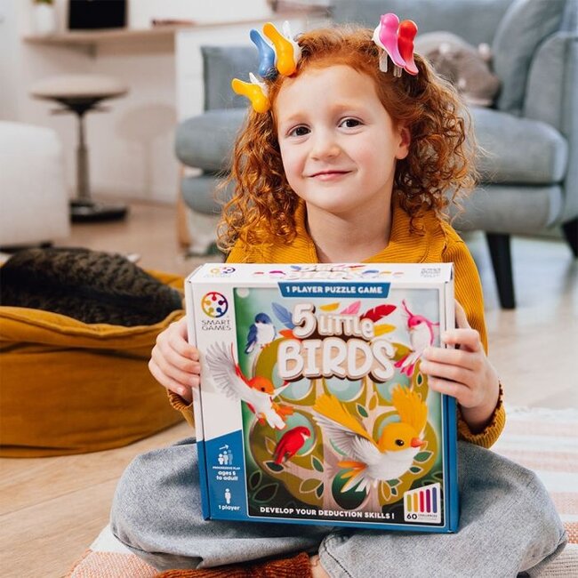 SmartGames Five little birds - Hindernisbaan - IQ spel - 5+