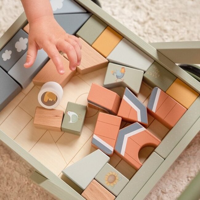 Little Dutch Blokkenkar - Boerderij - Little Dutch - 1+