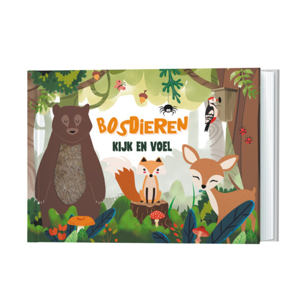 Boek - Kijk & voel - Bosdieren