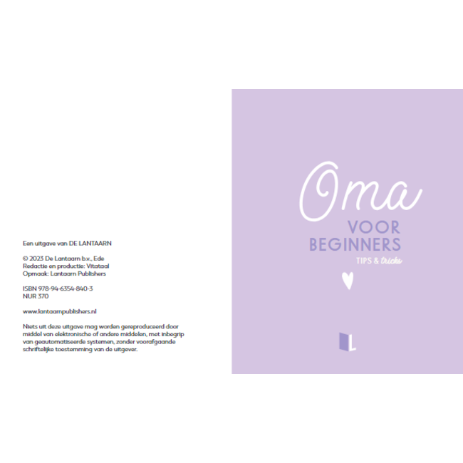Lantaarn Boek - Oma voor beginners