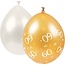 Paper Dreams Ballonnen - 60 jaar - Goud, wit - 30cm - 8st.