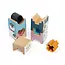 BigJigs Puzzel toren - Arctica - Hout & silicone - 24x 5.5x5.5cm - 9st.