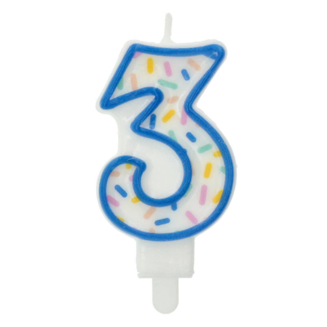 Folat Cijferkaars - Taartkaarsje - 3