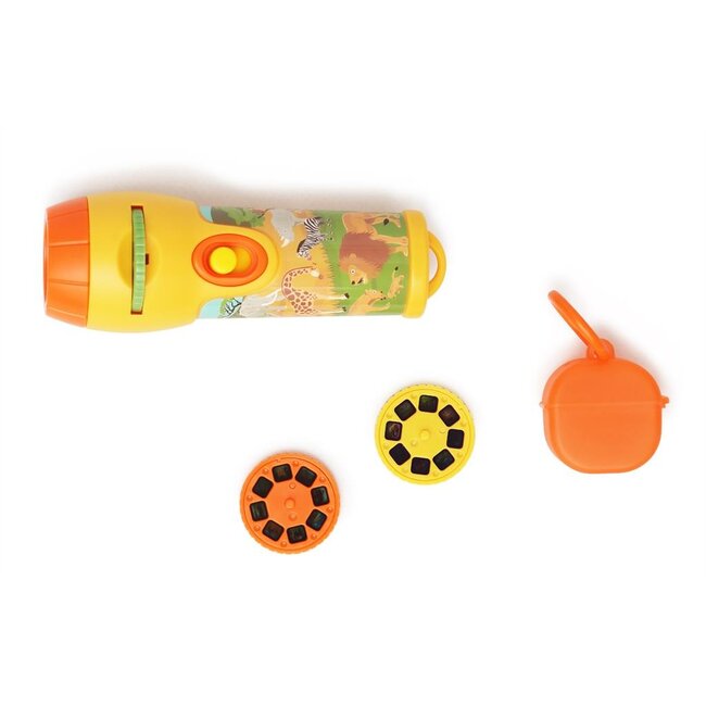 Scratch Zaklamp & projector - Wilde dieren - Met 24 afbeeldingen
