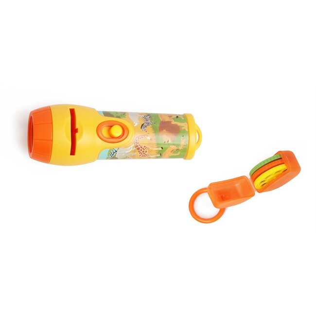 Scratch Zaklamp & projector - Wilde dieren - Met 24 afbeeldingen