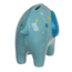 Out of the Blue Spaarpot - Olifant - Blauw - 21,5x10,5x14cm