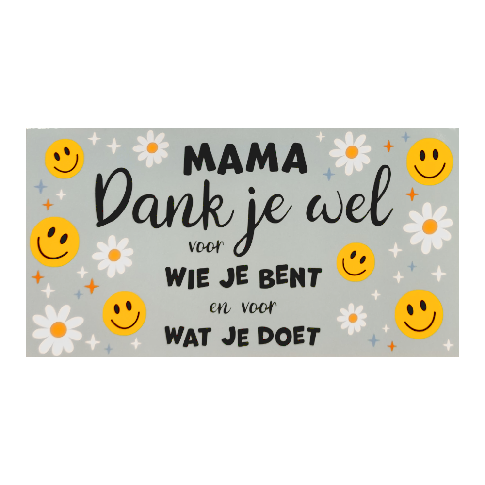 Kaart - Artige - Moederdag - Mama dank je wel voor wie je bent - SMP19-D