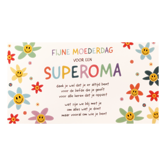 Artige Kaart - Artige - Moederdag - Fijne moederdag, superoma - SMP13-C