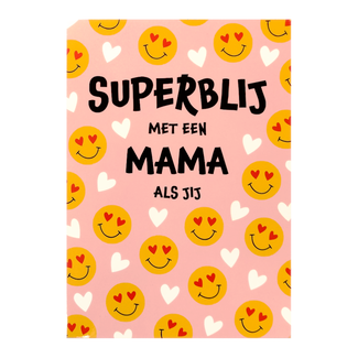 Artige Kaart - Moederdag - Superblij met een mama als jij - SMR01-D